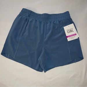 Athleta girl heart the hustle shorts Size XL 14 Blue